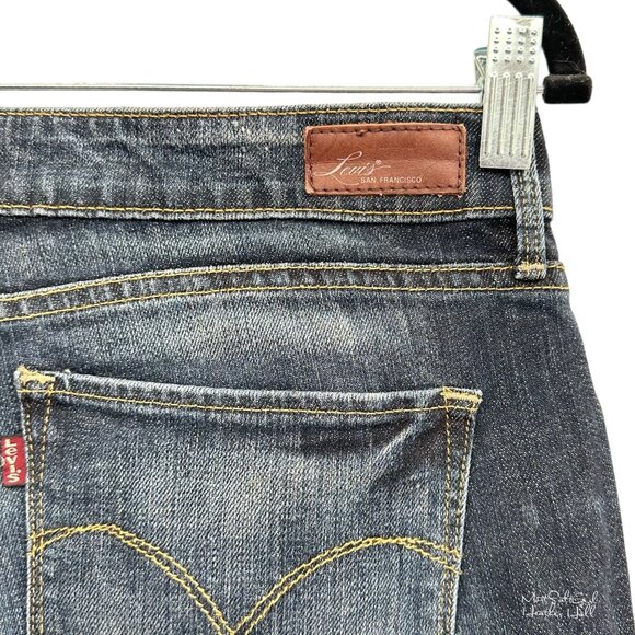 Levi's Bold Curve Skinny Boot Jeans Size 34 - Picture 5 of 7